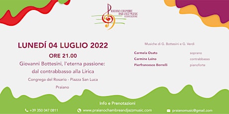 Praiano Chambre and Jazz Music - 4 luglio ore 21.00 Congrega del Rosario