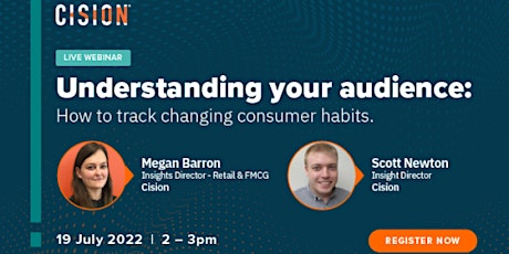 Webinar-Understanding Your Audience: How to Track Changing Consumer Habits tickets