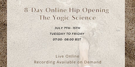 8 Day Online Hip Opening Course with Kundalini Yoga tickets