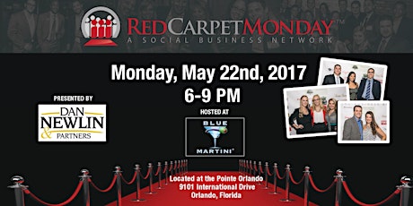 RedCarpetMonday Business Networking Event hosted at Blue Martini primary image