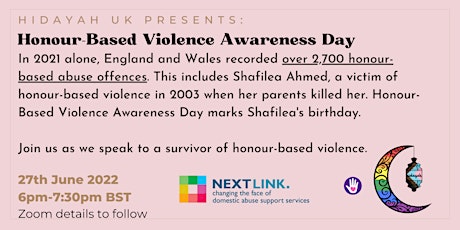 Honour Based Violence Awareness Day tickets