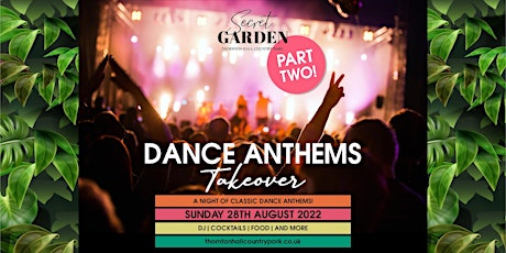 Dance Anthems Takeover 2 tickets