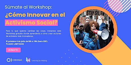 Imagen principal de Workshop: ¿Cómo innovar en el activismo social?