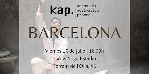 Sesión KAP (kundalini activation process) BARCELONA