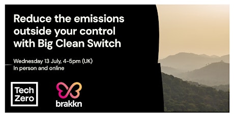 Reduce the emissions outside your control (Online) tickets