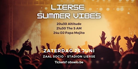 Lierse Summer Vibes tickets