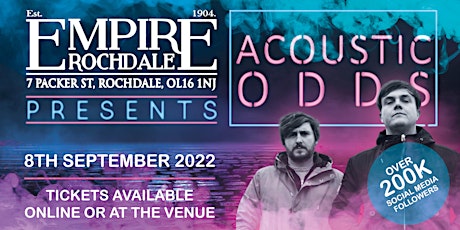 Acoustic Odds Live at Empire Rochdale tickets