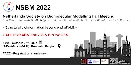 Netherlands Society on Biomolecular Modelling Fall Meeting billets