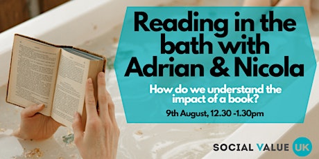 Reading in the bath with Adrian & Nicola