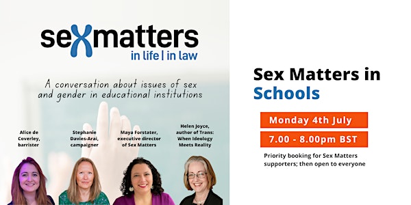 Sex Matters in Schools