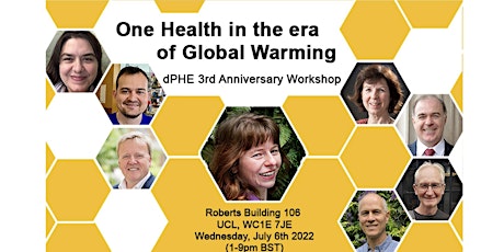 dPHE 3rd Anniversary Workshop: One Health in the era of Global Warming tickets