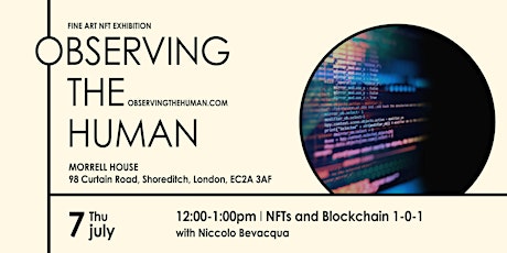 NFTs and Blockchain 1-0-1 tickets