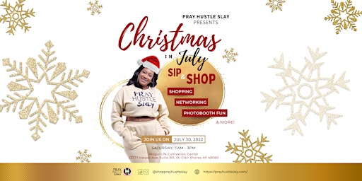 Christmas in July: Sip & Shop