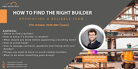 How To Find The Right Builder? - Live Webinar + Q/A
