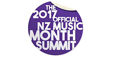 The Official NZ Music Month Summit 2017 primary image