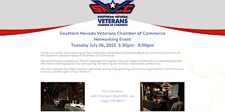 Southern Nevada Veterans Chamber of Commerce Networking Event tickets