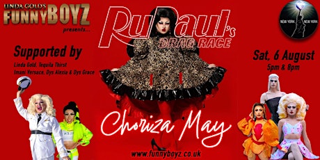 FunnyBoyz Manchester presents... CHORIZA MAY - RuPaul's Drag Race tickets