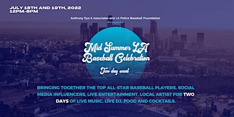 Mid Summer LA Baseball Celebration tickets