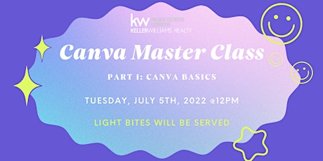 Canva Master Class//Part 1 tickets