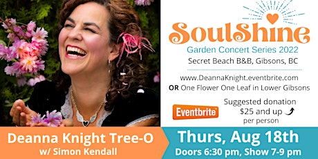 Deanna Knight Tree-O - SoulShine Garden Concert Series tickets