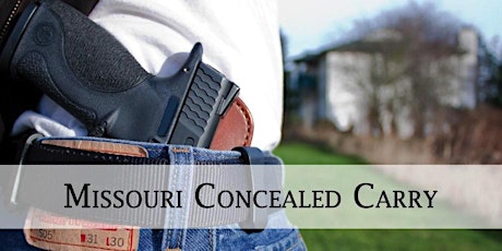 Missouri Conceal Carry Permit Course tickets