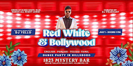 Red, White & Bollywood Party in Hillsboro tickets