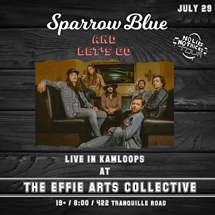Sparrow Blue and Let's Go at The Effie - Kamloops,BC image