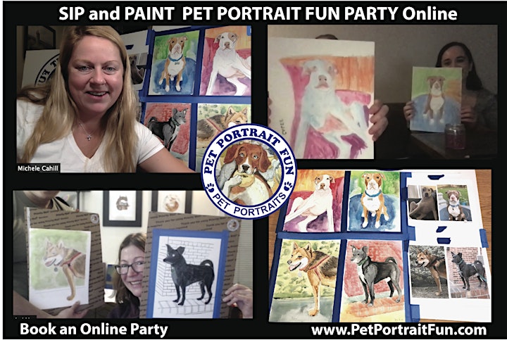 PAINT PET PORTRAITS FUNDRAISER for The Dog Rehoming Project image