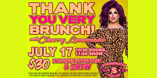 Thank You Very Brunch with Cherry Lemonade