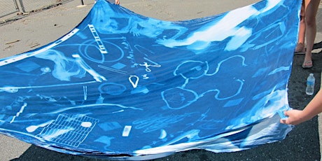 Cyanotype Sun Mural Workshop