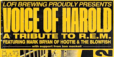 VOICE OF HAROLD  - Tribute to R.E.M. ft Mark Bryan of Hootie & The Blowfish