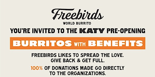 Burritos With Benefits (Katy Pre-Opening)