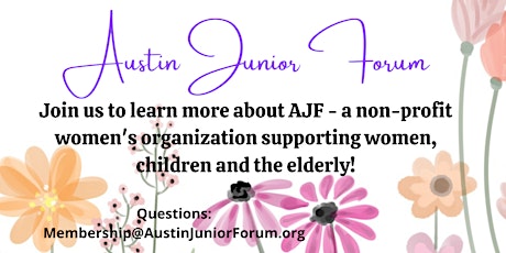 Austin Junior Forum New Member Open House tickets