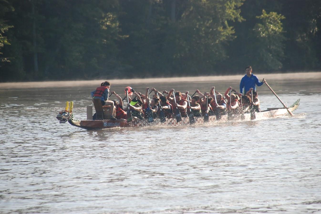 Boston 1 Dragon Boat Team Water Training