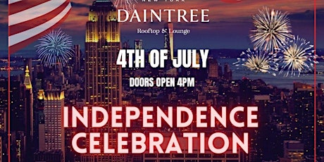 The 4th of July at Daintree Rooftop 7/4 tickets