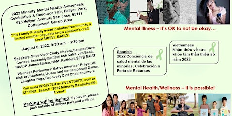 2022 Minority Mental Health Resource Fair - GUEST tickets