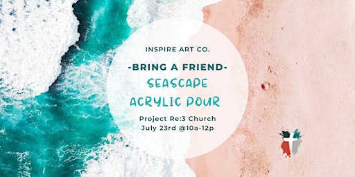 Seascape Acrylic Pour Event