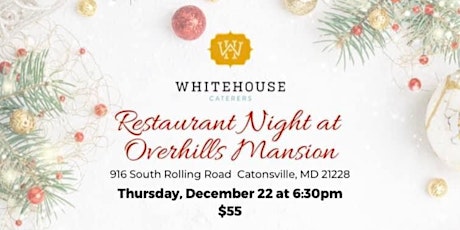 Holiday Four Course Dinner tickets