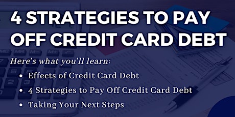 4 Strategies to Pay Off Credit Card Debt primary image