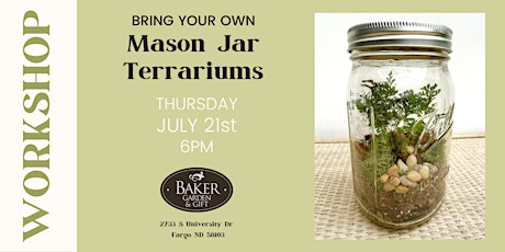 B-Y-O-Mason Jar Terrarium