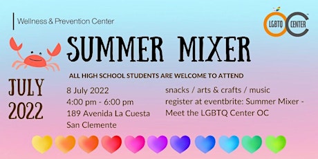 Summer Mixer - Meet the LGBTQ Center OC tickets