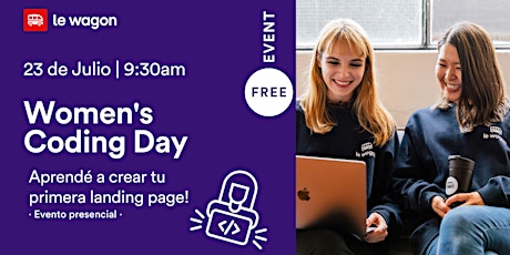 Women's Coding Day!- Aprendé a crear una página web en un día! entradas