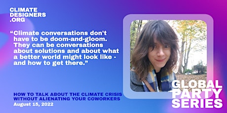 How to talk about the climate crisis without alienating your coworkers—GPS tickets