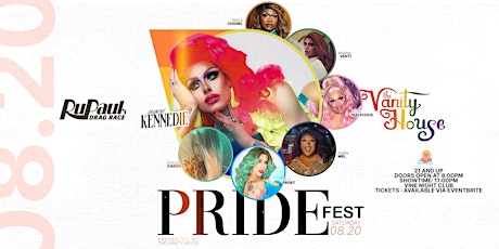 The Vanity House Pride Fest with Jasmine Kennedie from Rupaul's Drag Race