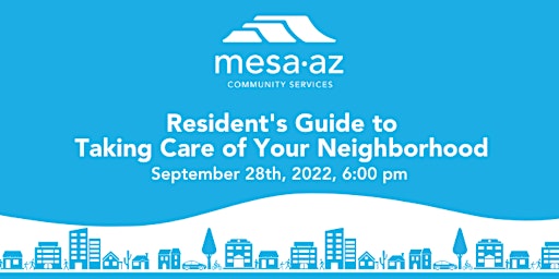 Resident's Guide to Taking Care of Your Neighborhood