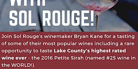 Wine Tasting w/ Highest Rated Lake County wine ever - #25 Wine of the Year tickets