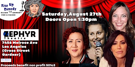 Clean(ish) Comedy - Rise Up Comedy & Hot Medusa Comedy Show for a Cause tickets