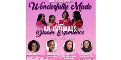 Wonderfully Made - A Intimate Dinner Experience