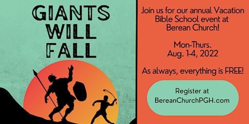 Berean 2022 VBS - Giants Will Fall