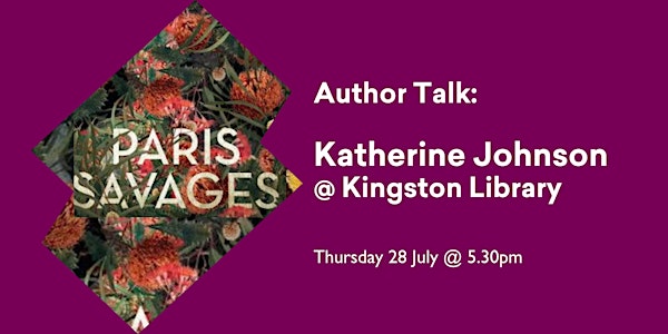 Author Talk: Katherine Johnson @ Kingston Library